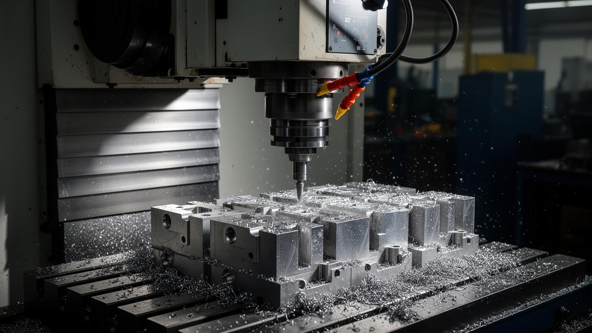 CNC steel cutting